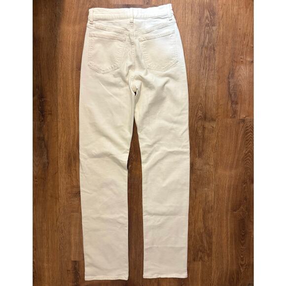 NWT Madewell The Tall '90s Straight Jean In Tile White Size 25T - Picture 8 of 9